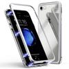 Case for iPhone SE 2022 - PHONILLICO - Silver - Metal Protection - Tempered Glass - Ultra Resistant