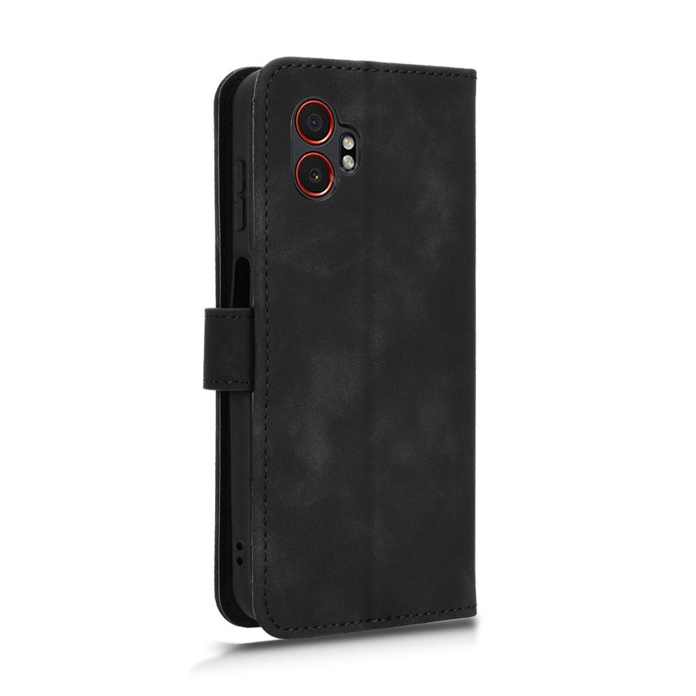 Кожаный чехол для Samsung Galaxy XCover7 Pro, приятный на ощупь, противоударный, кошелек, откидная крышка для телефона