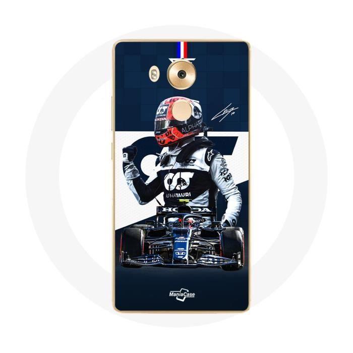 Coque pour Huawei Mate 8 Formule 1 Max Verstappen Pilote automobile F1 Bleu