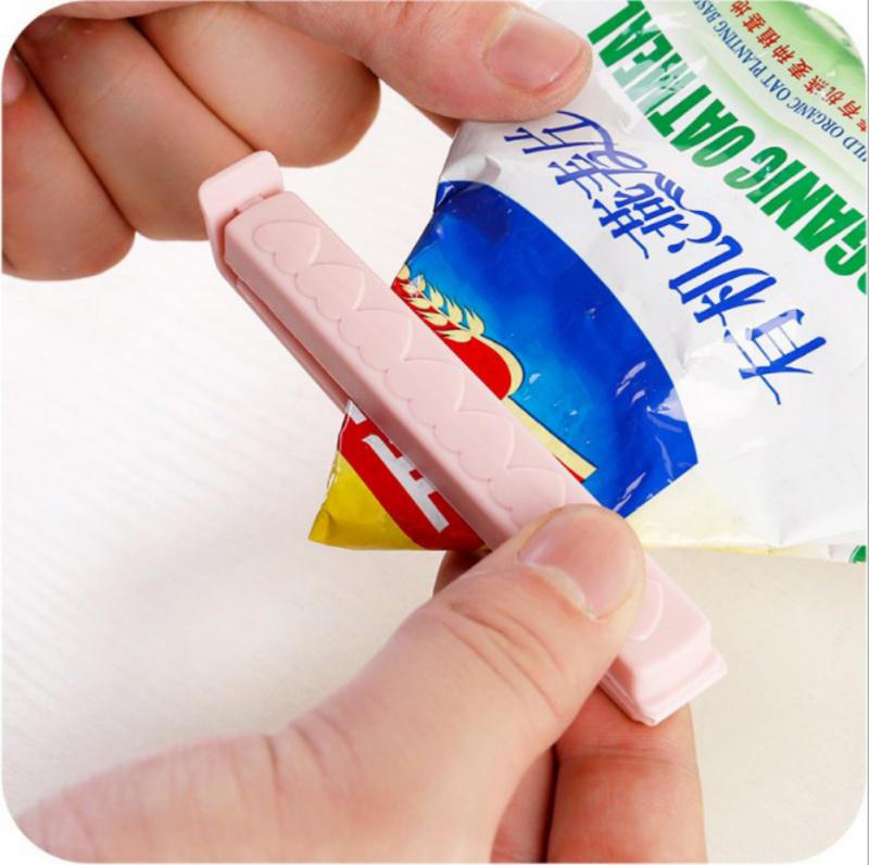 5pcs/lot Food Snack Storage Sealing Seal Bag Clips Sealer Clamp Food Bag Clips Kitchen Tool