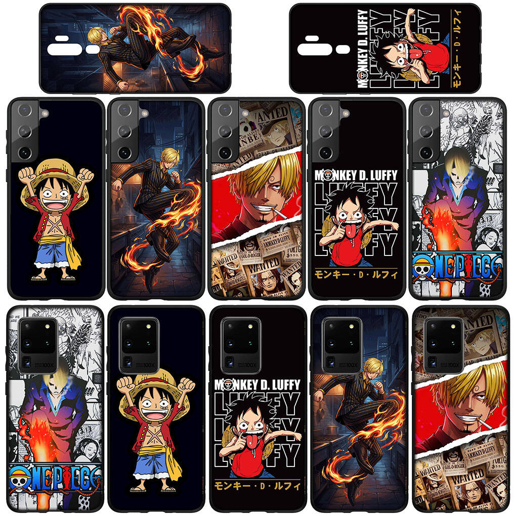 Phone Case for iPhone 17 15 16 Plus Redmi Note 14 12 11 13 Pro Max Huawei P30 P20 Lite OPPO A60 A40 A80 A38 A54 Wallpaper Luffy One Pieces Sanji Cover