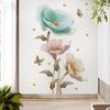 Elegant Orchid Plant Wall Stickers Durable PVC Material Easy To Clean High-Adhesive Design Decorative Painting Decals Adult Sex Wear