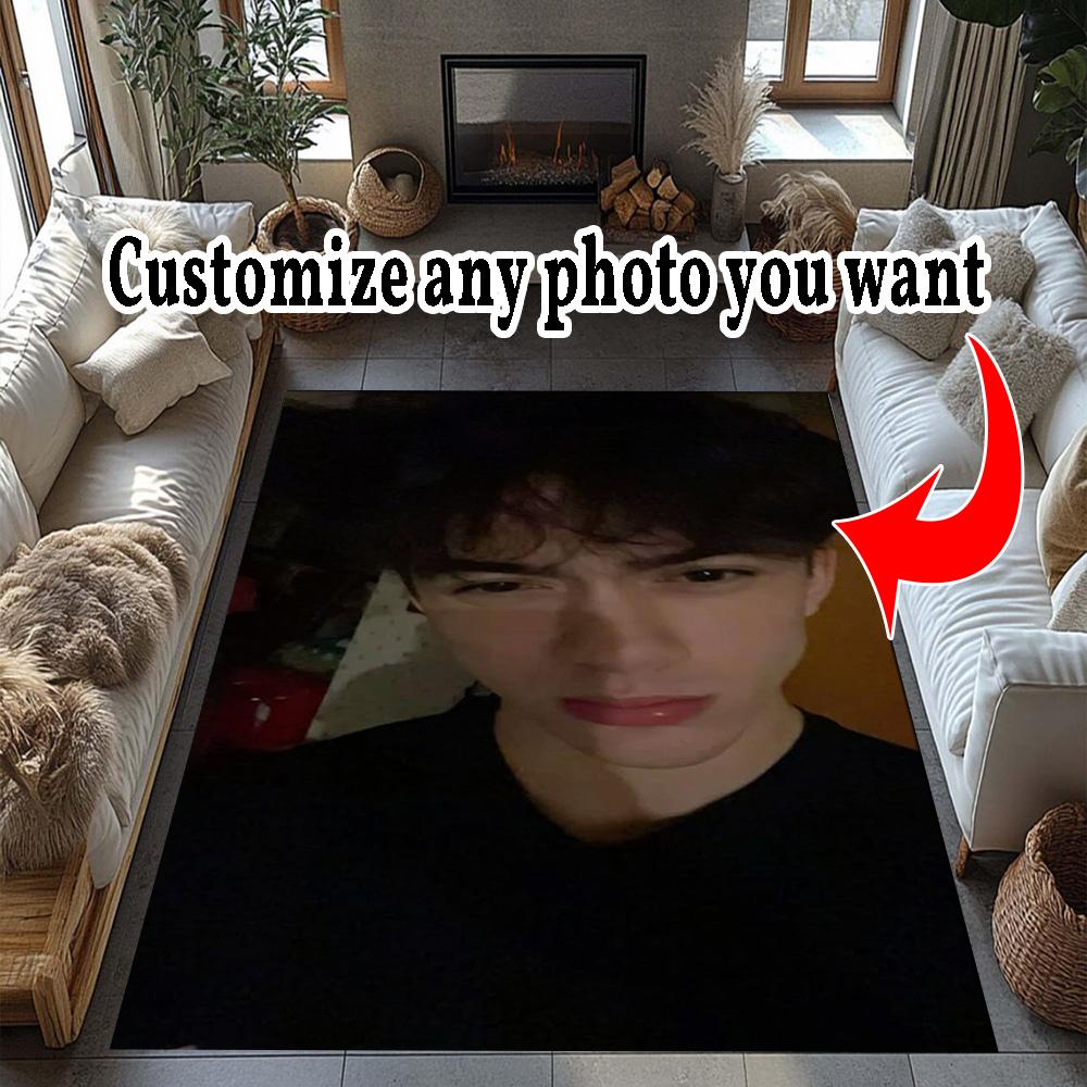 Customize Photos Personalized picture Floor Mat Design for Bedrooms Decorate room Entryway Kitchen Anti-slip Rug Anime Office Decor Spiritual Gift
