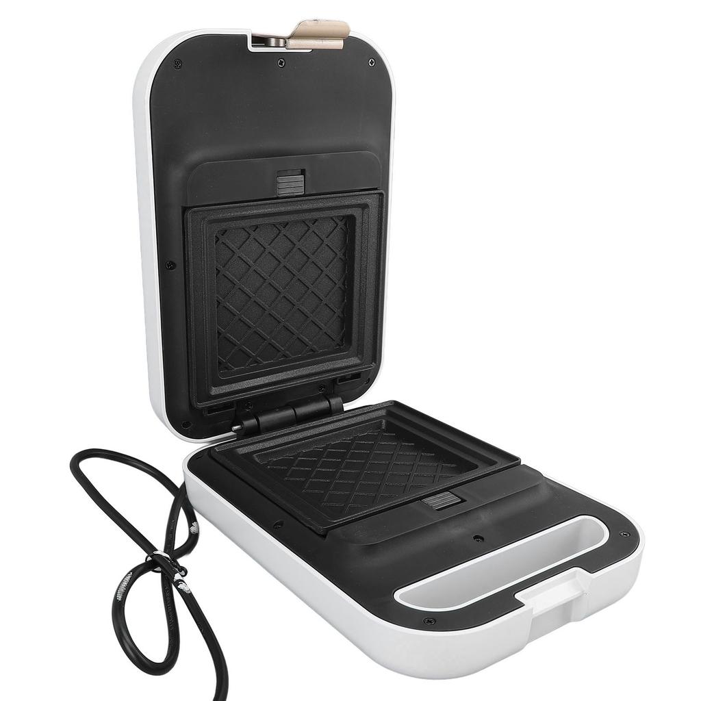 Вафельница 600 Вт, сэндвичница с антипригарным покрытием, съемная электрическая панини-пресс, таймер