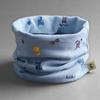Class A Pure Cotton Baby Snood: Kids' Autumn/Winter Neck Warmer, Windproof Pullover Scarf for Boys & Girls.