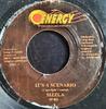 7inch Record SIZZLA - It's A Scenario EP003 Energy Producti 2001 Jamaica Reggae, Ska & Dub Used