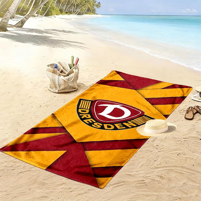 Dynamo Dresden Print Beach Towel, Large Soft Quick Dry Towel for Beach Camping Swimming