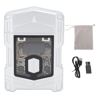 Мини-триммер для бороды IP7 Водонепроницаемый Влажный и сухой цинковый сплав Светодиодный дисплей Перезаряжаемый Самозатачивающийся