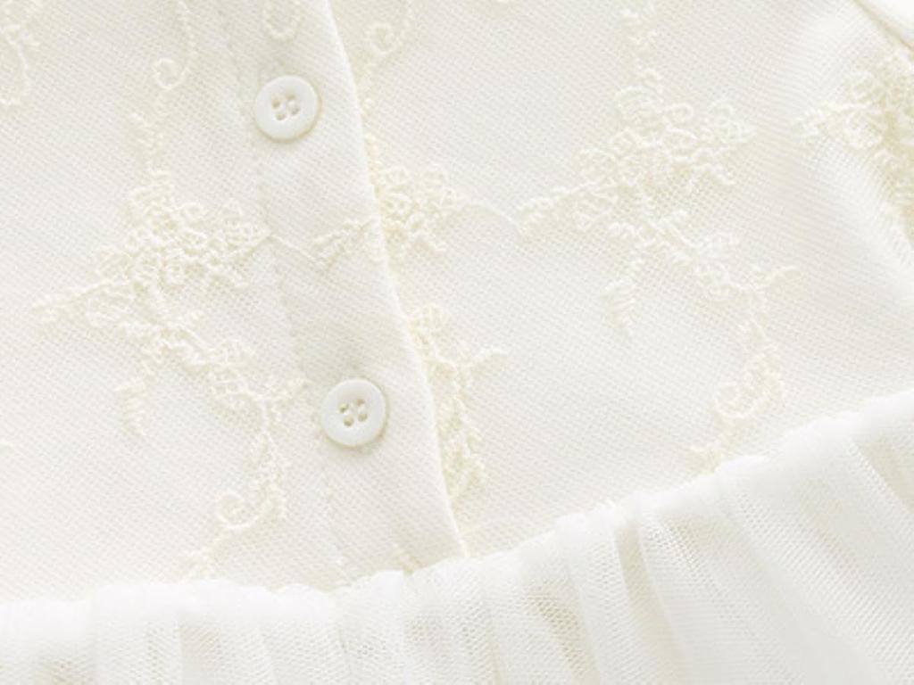 CORELAVISH Ceremony Dress for Newborn Perfect for Shrine Hospital and with Headband and Long Size 66cm Girls, Visits, Discharges, Receptions,