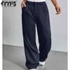 Women's Fashion Casual Stripe Print High Waist Trousers Pants & Capris