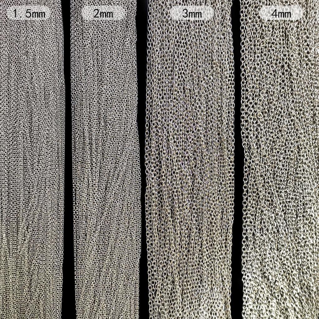 10 шт. Металлическая тонкая цепочка для ожерелья с застежками-лобстерами, плоская О-образная цепочка, аксессуары для изготовления ювелирных изделий своими руками