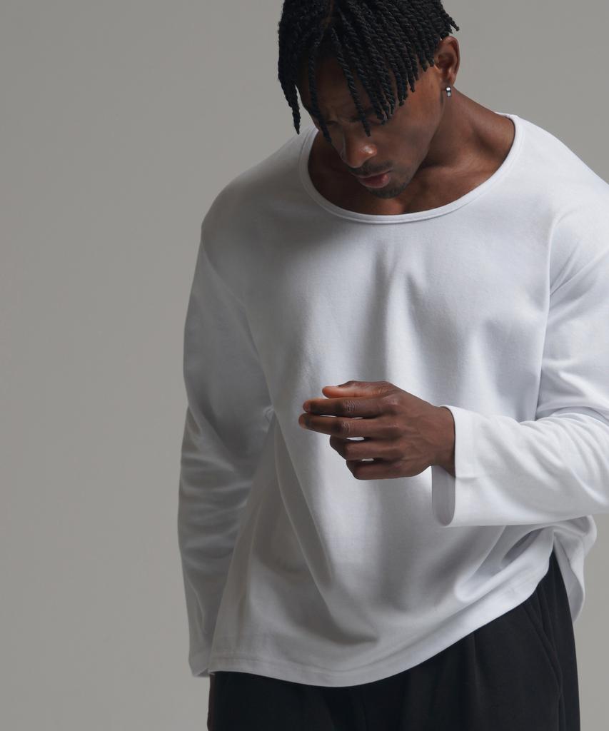 PHERMENON [2Pack] Muscle Fit U-Neck Long Sleeve (3 Colors)