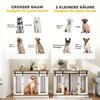 Dog Crate Furniture for Large Dogs, Double Dog Cage for Small Dogs