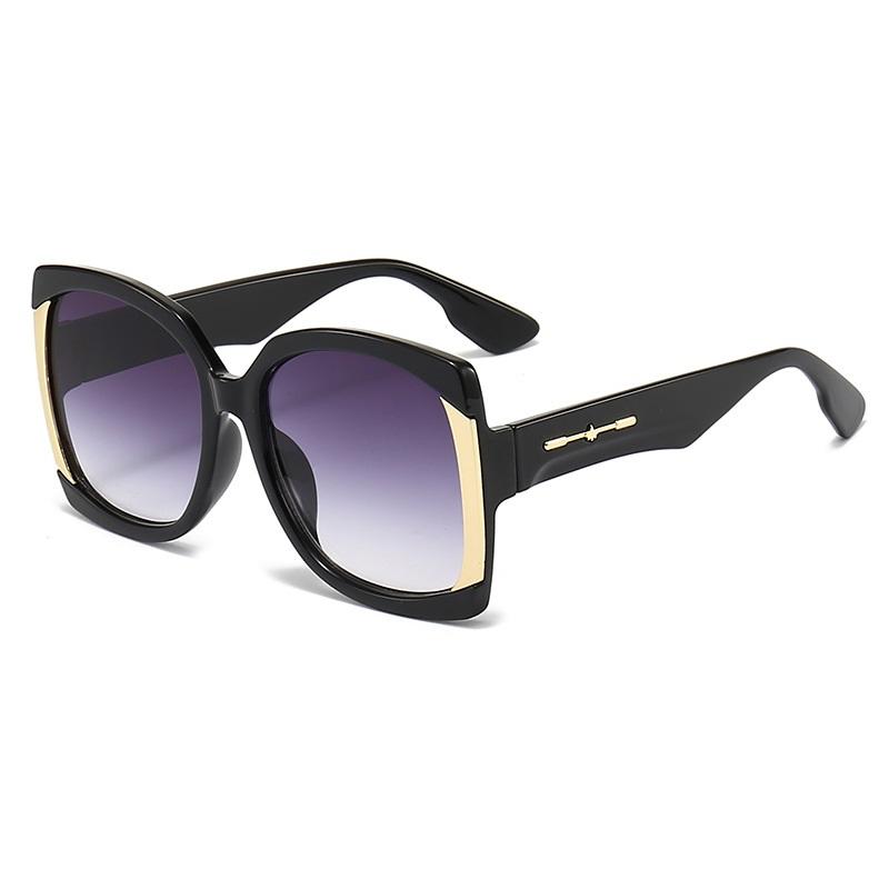 Новые квадратные солнцезащитные очки женские винтажные дизайнерские мужские солнечные очки зеленые фиолетовые леопардовые чайные оттенки УФ400 люксовый бренд женские окулус