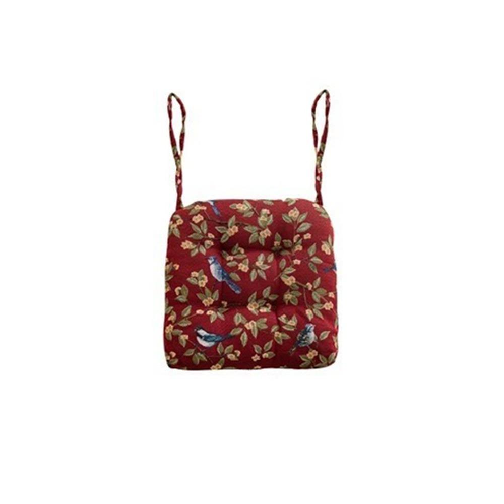 Нескользящая подушка на сиденье Утолщенная подушка для офисного сиденья Винтажная подушка для обеденного стула Для дома и офиса