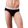 Calvin Klein Однотонное удобное нижнее белье с треугольными чашечками и буквенным принтом, мужское нижнее белье черного цвета 000NB3962A-UB1