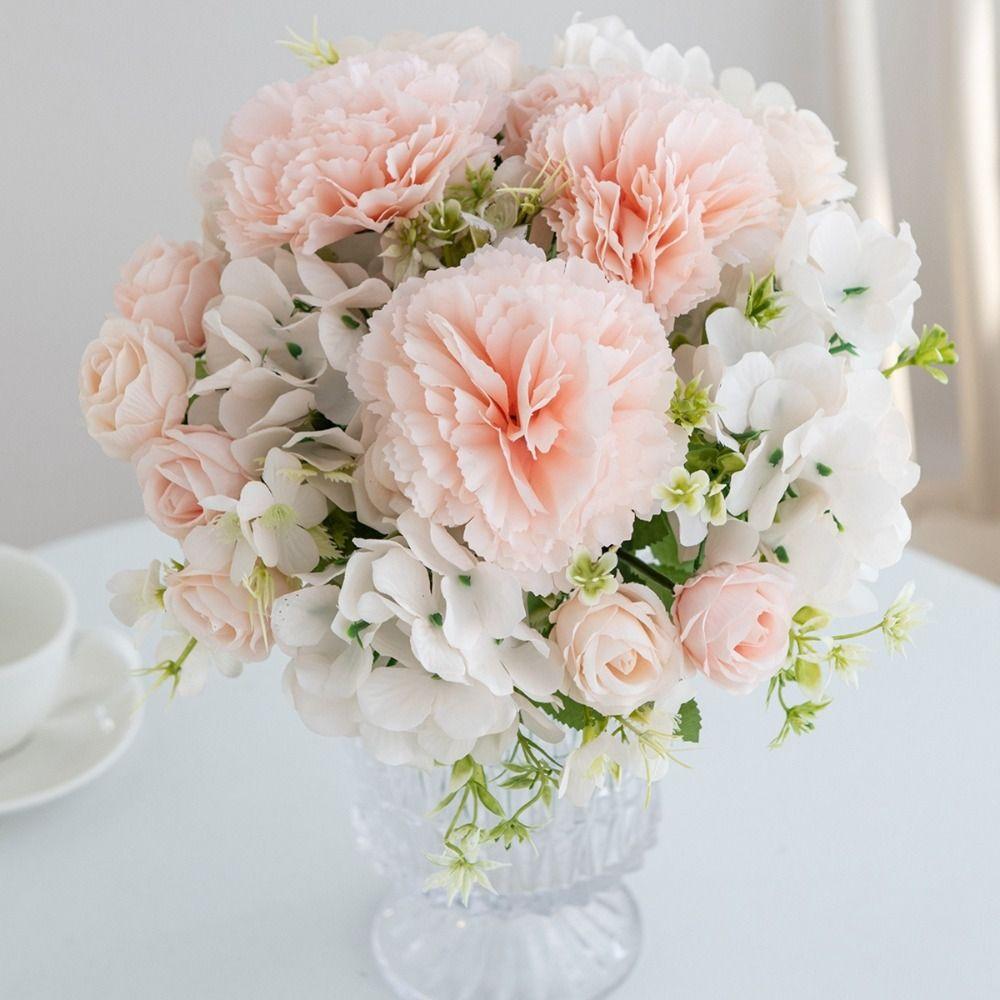Silk Silk Artificial Flowers Vase Decorations Wedding Wreath Bridal Bouquet Wedding Ceremony