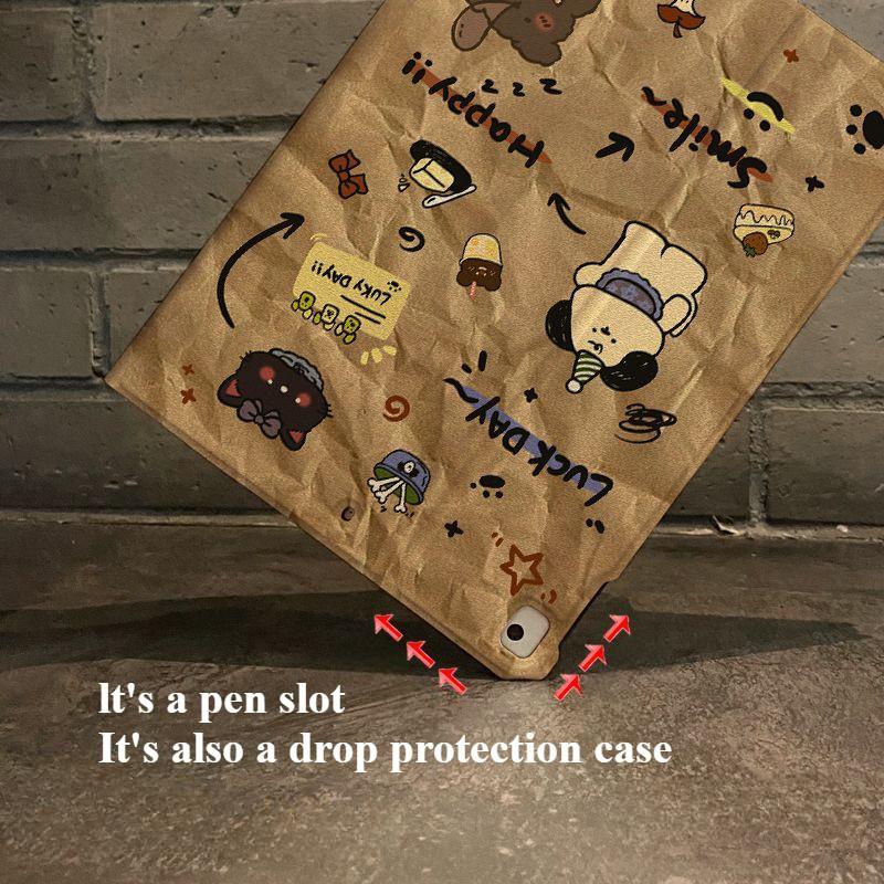 Для iPad защитный чехол книжный стиль для Air6 Gen9/8/7 10.2 Flip Pro2024 11 Air4/5 Mini6/7 2018/17 9.7 Pro22/21/20 чехол