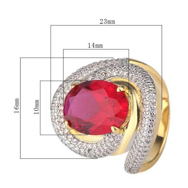 Sace Gems Классическое кольцо из медного сплава с цирконом, женские ювелирные изделия, свадебный подарок для вечеринки