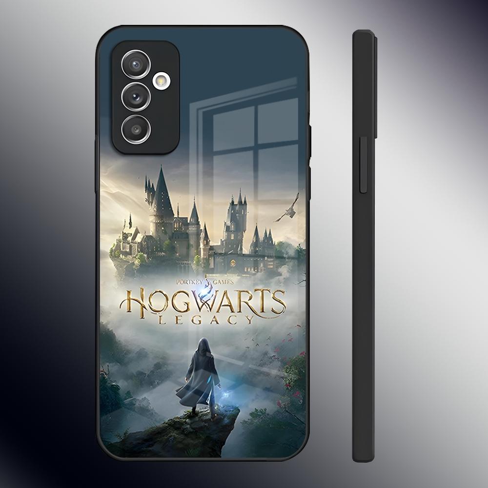 Чехол для телефона H-Hogwartss Legacy для Samsung S26 S24 Ultra S23 S22 S21 Fe S25 Plus A54 A34 A24 A53 A13 A16 Стеклянная крышка