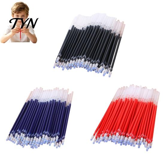 Water Resistant Ink Refills 50PCS 0.5mm Gel Pen Refills, Needle And Conical Tip Universal Replacement Calligraphy Practice Inserts Smooth Writing