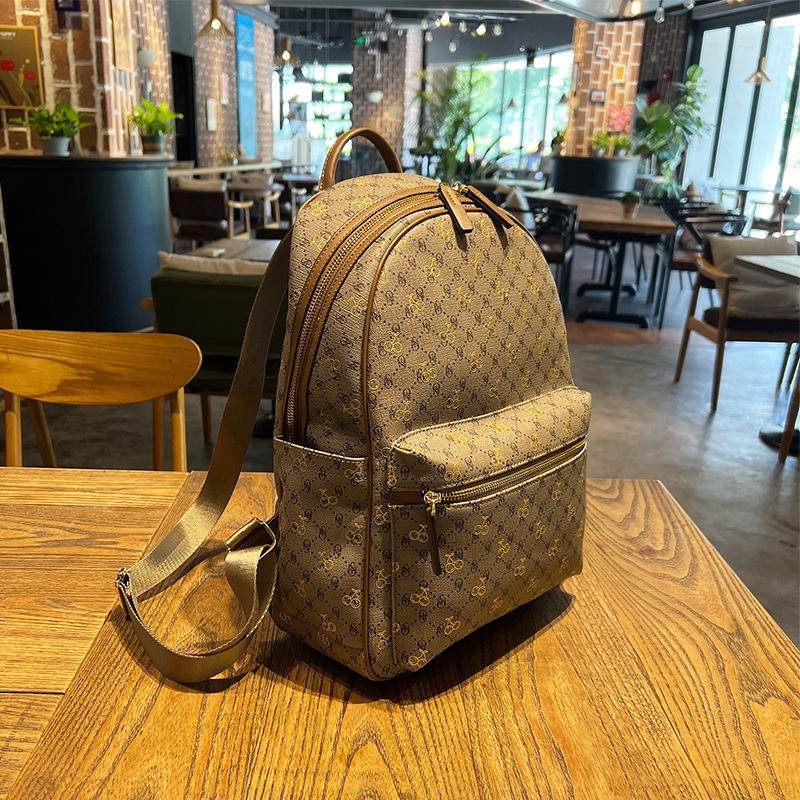 Женский модный рюкзак из натуральной кожи большой вместимости 2025 – Многофункциональный дорожный рюкзак