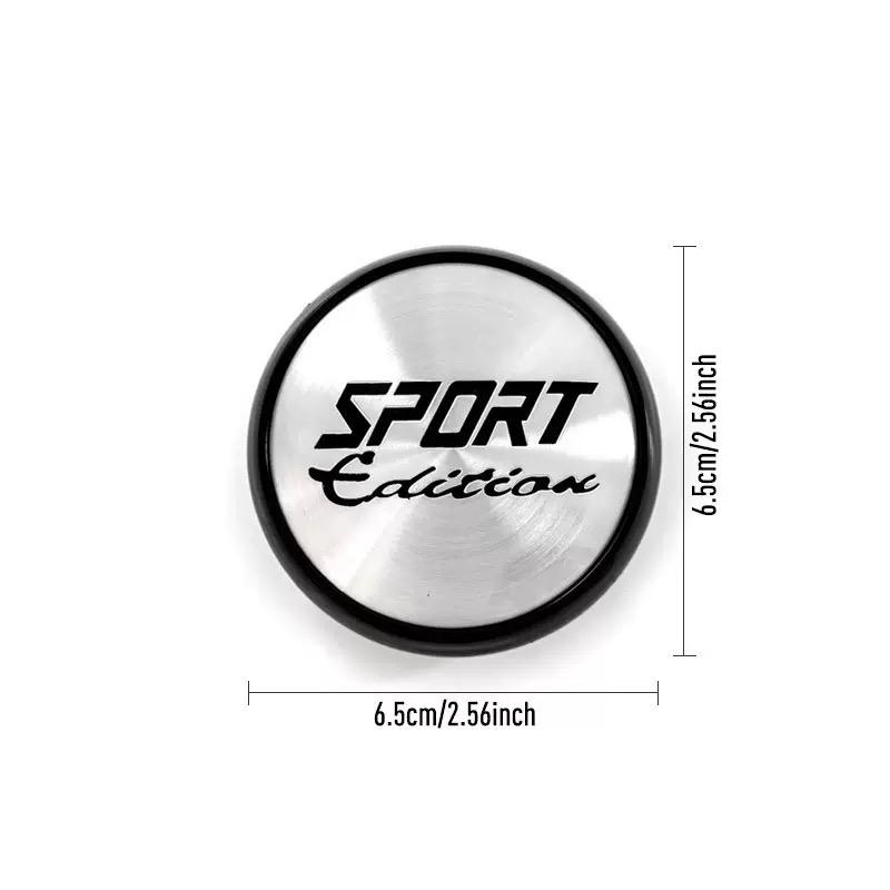 4 шт. 60 мм/65 мм Логотип SPORT Edition Колпачки ступицы колеса автомобиля Декоративные аксессуары
