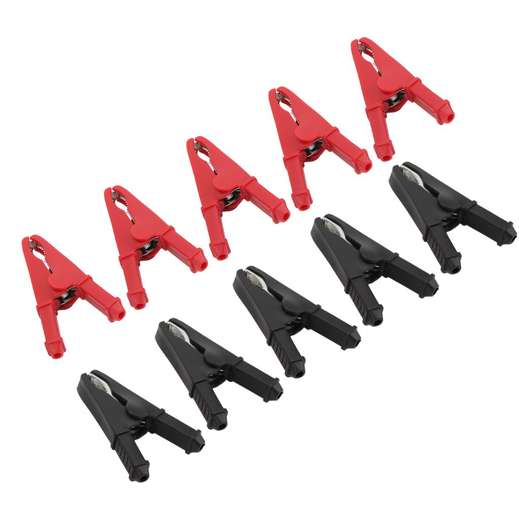 10pcs Electric Test Clip Good Electrical Conductivity Corrosion Resistance Power Test Accessories 30A 1000V