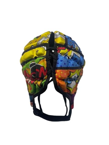 IMPACT V2 Premium Вентилируемый Funky [Переиздание] [Одобрено WR/Сделано в Австралии] Защита головы - Дизайн переиздания, Легкая, Дышащая, Амортизирующая,