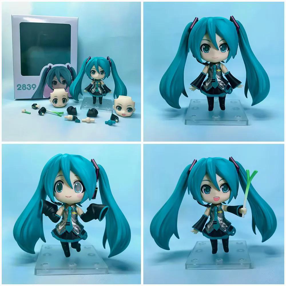 Virtual Idol Miku Q Version Clay Man 2839 #Hatsune 3.0 Movable Doll, Boxed Figure
