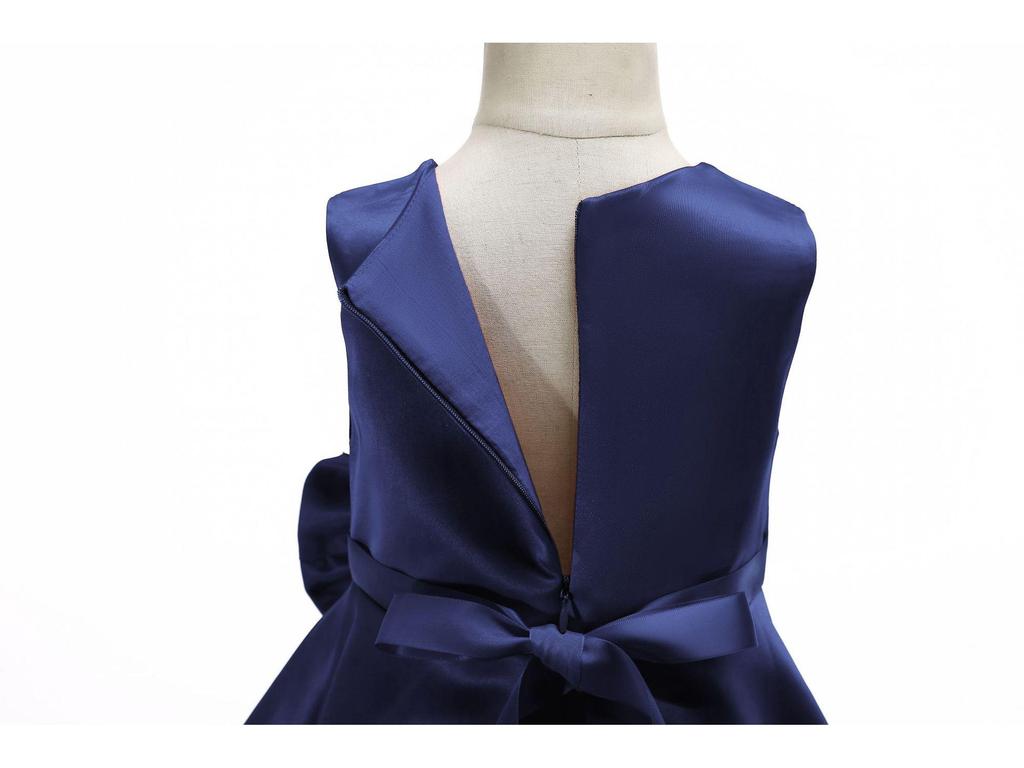 Красное платье принцессы для выступлений средней длины для девочек