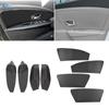 4pcs Soft Leather Armrest Cover For Renault Megane 3 Car Interior Door Armrest Panel Skin Cover Stickers Trim with