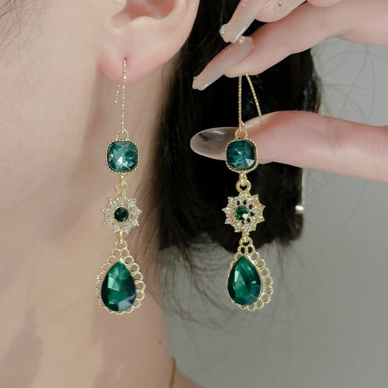 Серьги-гвоздики Green Flower Temperament Same, Серьги-гвоздики, Фабрика сережек