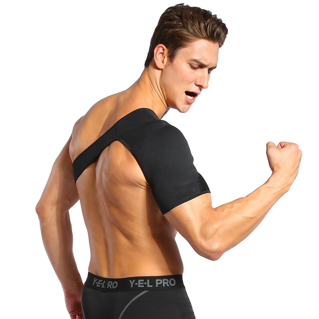 Compression Right Shoulder Support Brace, Neoprene Arm Stabilizer Shoulder Sleeve