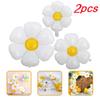 5Pcs 3 Sizes White Daisy Flower Foil Balloon SunFlower Balloons Toys Photography Props Wedding Birthday Party Decorations