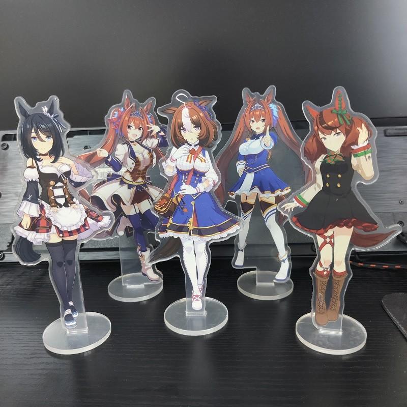 Япония красивая дербиль 15 см персонажи мультфильмов акриловая двухсторонняя подставка модель каваи милая офисная декоративная панель постоянные поклонники записи