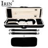 IRIN 4/4 Black Violin Case High Quality Oxford Cloth Foam Square Violin Box Bag With Hygrometer Lock Violin Accessories