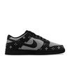 Nike Dunk Low Leather Low top Casual Skate Shoes Men's Black Gray IO7606-010(Team1423-)