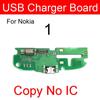 Плата USB-порта для зарядки для Nokia 1 Plus 2 2,1 3 3,1 Plus, разъем для зарядного устройства USB, разъем для платы USB-зарядного устройства, модуль, запасные части