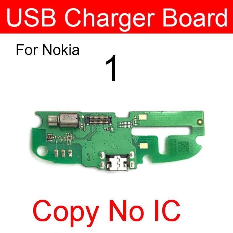Плата USB-порта для зарядки для Nokia 1 Plus 2 2,1 3 3,1 Plus, разъем для зарядного устройства USB, разъем для платы USB-зарядного устройства, модуль, запасные части