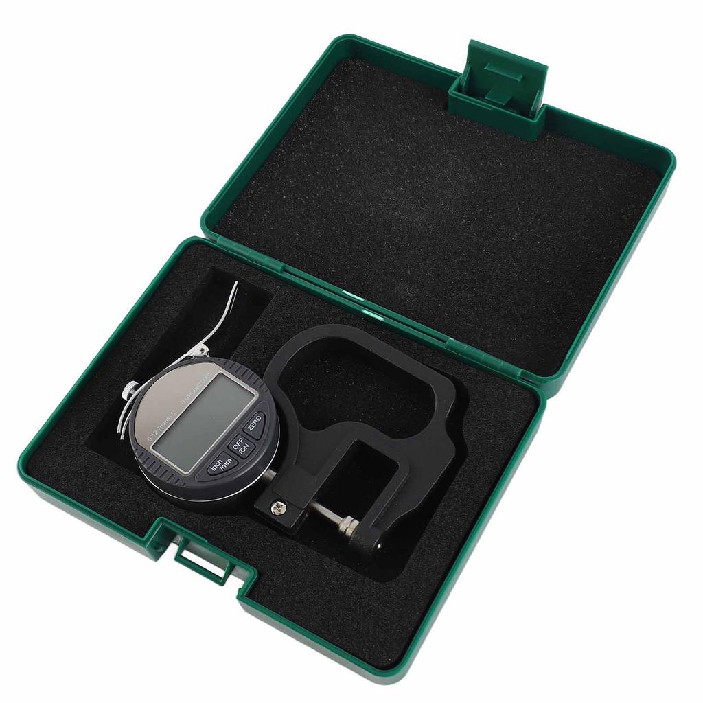 Digital Display Paper Leather Cloth Thickness Gauge Measuring Tool Range 0?12.7mm 0.01mm