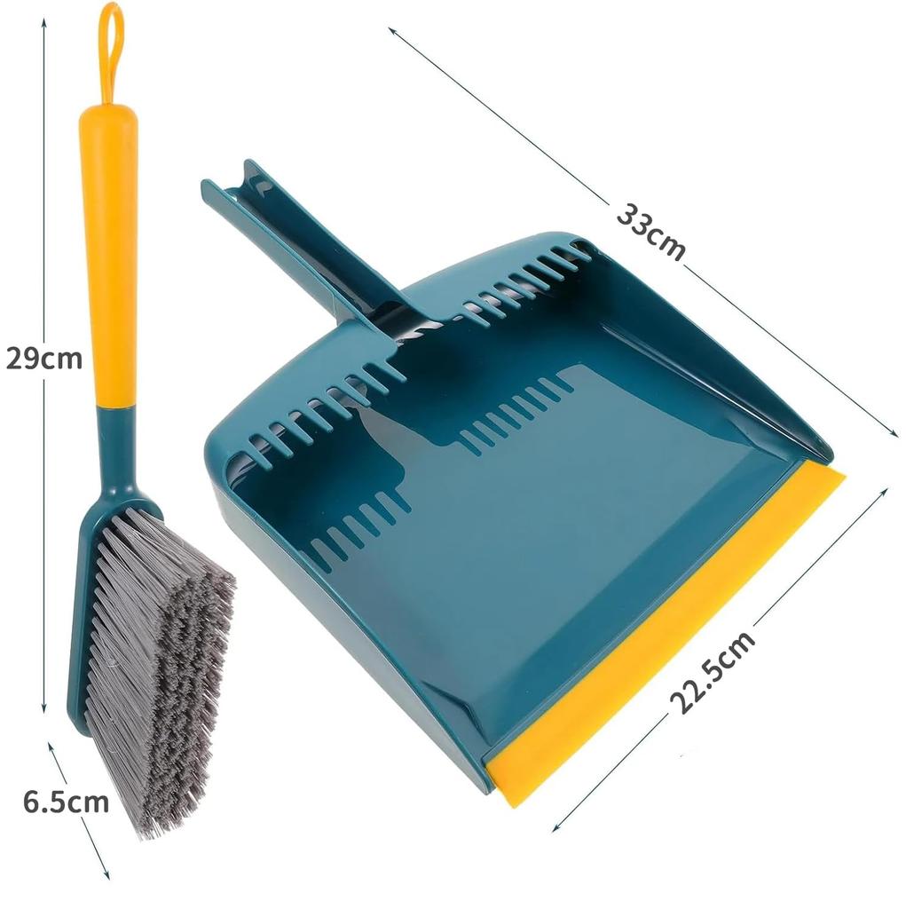 Zthluyc Broom and Dustpan Set Mini Broom Hand Broom Brush for Car Cleaning Convenient Small Broom and Dustpan Easy To Use Entrance, Floor, Outdoor,