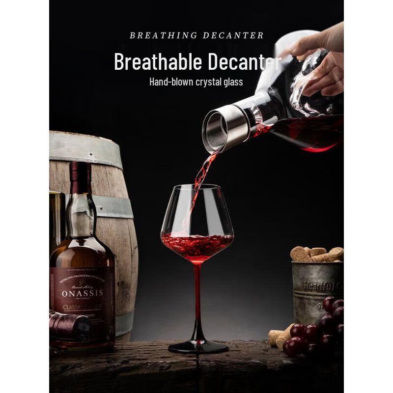 Роскошный набор хрустальных бокалов для бордового вина