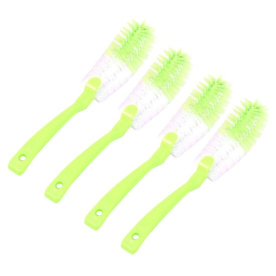 2/3/4 шт. Длинная ручка щетка мягкая щетина длинная ручка отверстия для подвешивания дизайн скребок для чистки чашек кухонный инструмент для чистки