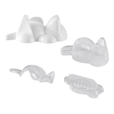 Набор из 2 симпатичных формочек для риса в форме кошек для забавного приготовления еды, формы для суши в форме животных, принадлежности для выпечки картофельного пюре