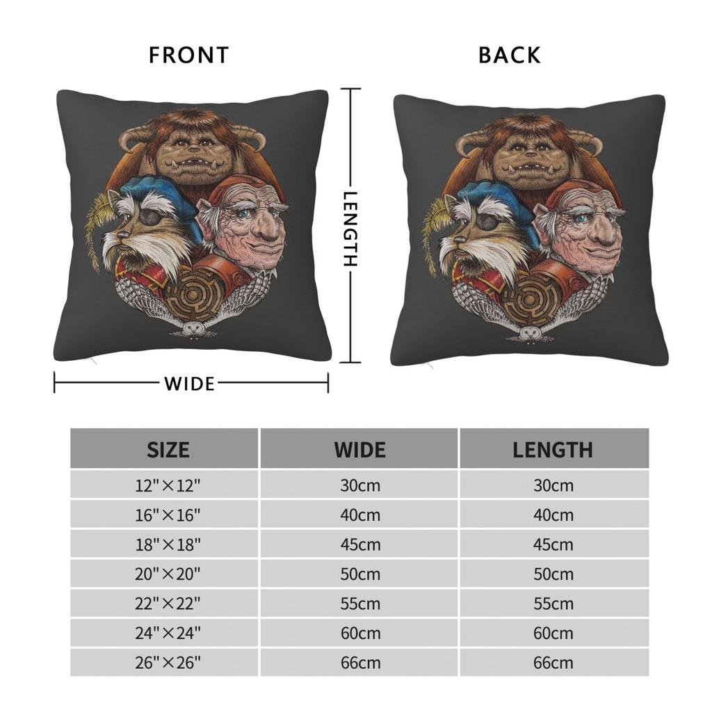 Labyrinth Should You Need Us Square Pillowcase Polyester Linen Velvet Creative Zip Decorative Pillow Case Bed Cushion Cover