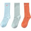 Nike Носки с манжетой Унисекс Оранжевый Голубой Зеленый Для пары DC7537-903