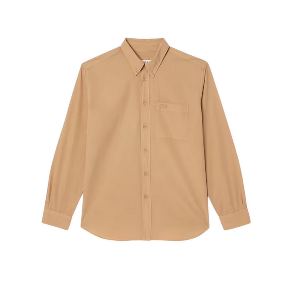Lacoste Mens Regular Long-Sleeved Button-Down Shirt