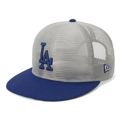 Кепка-сетка MLB ALLMESH Полностью сетчатая LA Royal 950TR ALL MESH LOSDOD GRY DROY 14388563 NER36C0370 Серая/Темная M/L