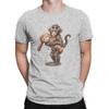 Classic Novelty 100 Cotton Tshirt Cute Monkey Hugging Plush Tops Tees For Unisex